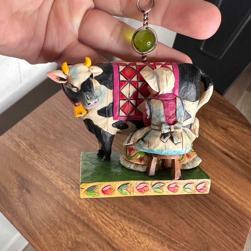 Jim Shore Heartwood Creek 12 Twelve Days of Christmas Ornament - Maids A Milking